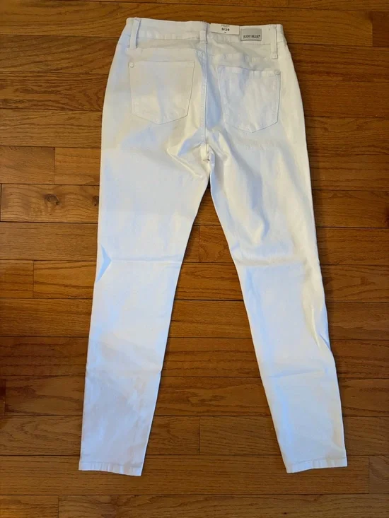 NWT Judy Blue White Jeans - Mid Rise Skinny Fit - Picture 5 of 9